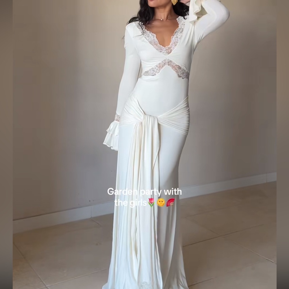 MESHKI ELECTRA white dress